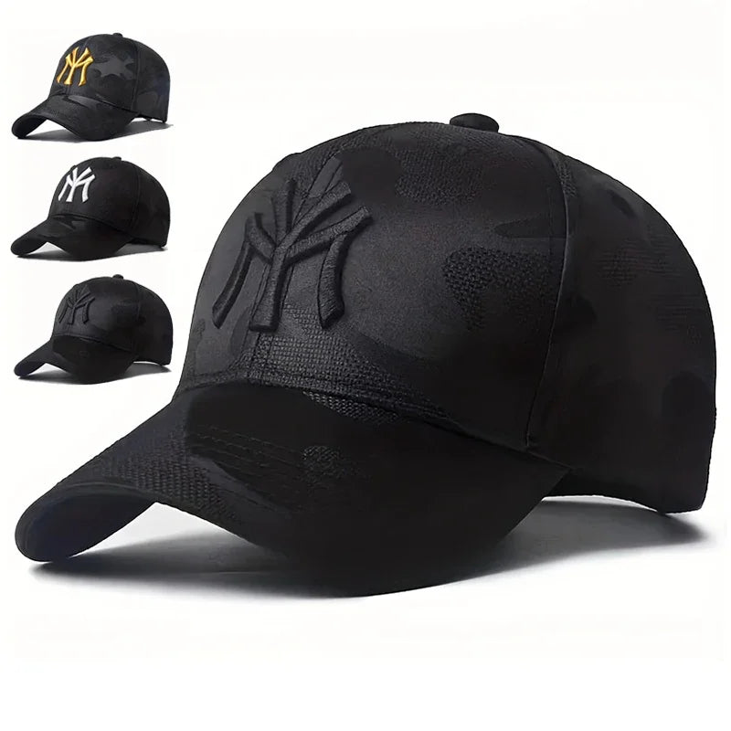Embroidered Camo Baseball Cap – Adjustable Unisex Sports & Golf Hat