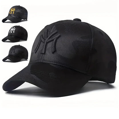 Embroidered Camo Baseball Cap – Adjustable Unisex Sports & Golf Hat