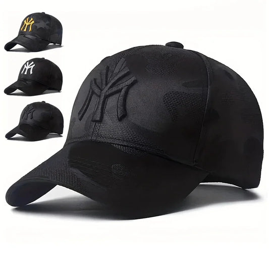 Embroidered Camo Baseball Cap – Adjustable Unisex Sports & Golf Hat