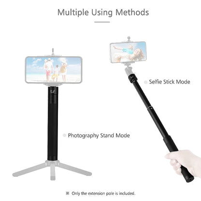 Extension Rod Pole Bar Adjustable Selfie Stick Handle Tripod for Dji OSMO Mobile 3 2 Zhiyun Smooth 4 X Q2 Moza S Handheld Gimbal