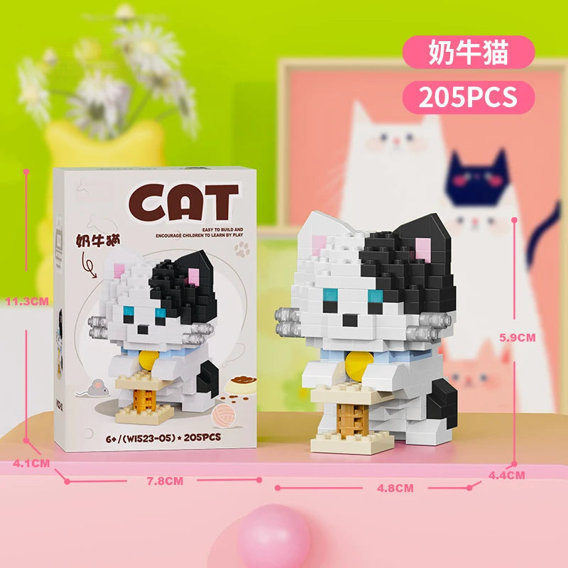 Micro Building Blocks - Creative Animal Brick Set | DIY Mini Construction Toys Kit