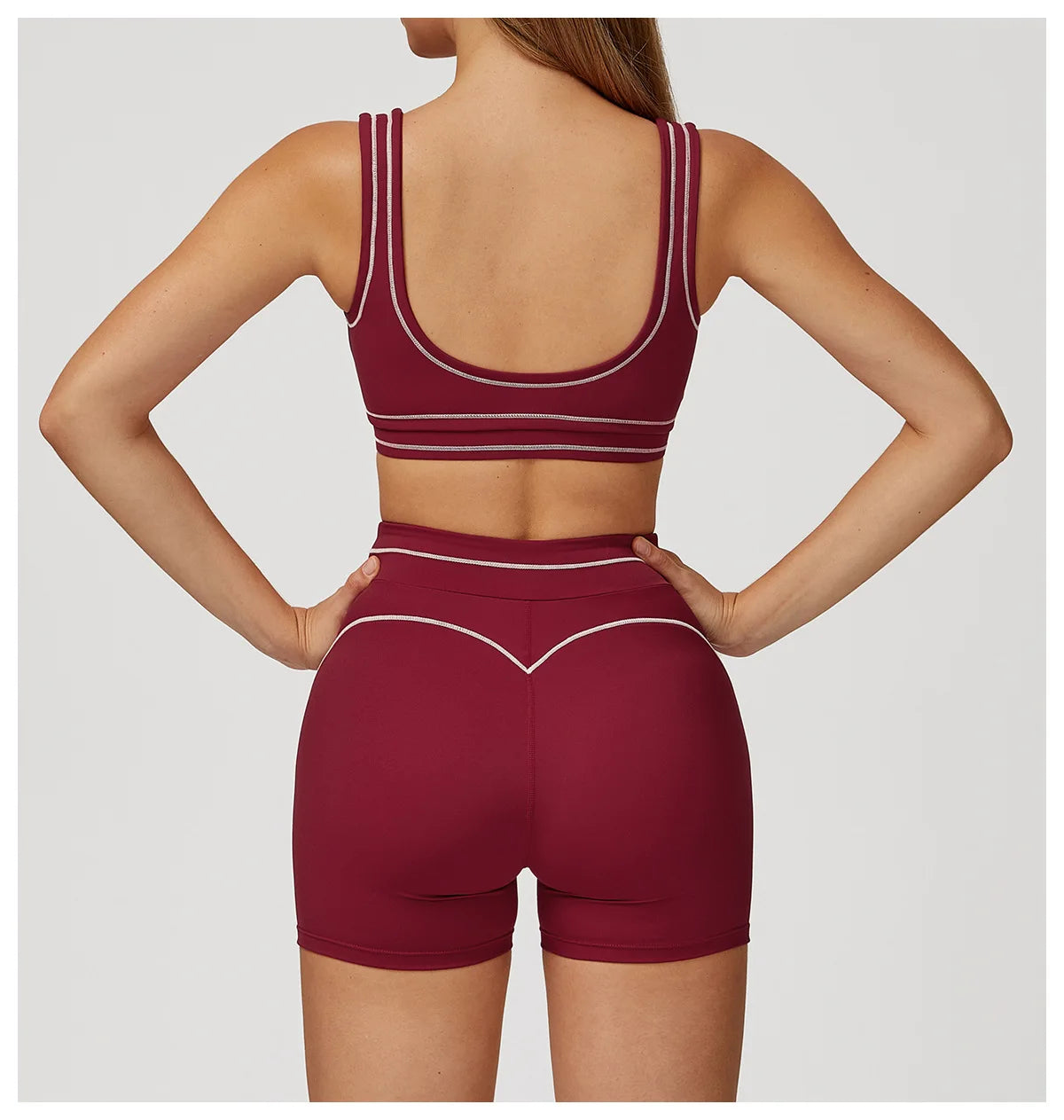 Fitness Suit 2PCS Yoga Set Women's Tracksuit Sports Outfits Gym Running Push Up Sportswear Legging Athletic Wear Workout Clothes