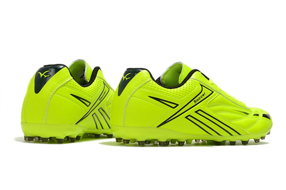 Men's Football Shoes – Lightweight Turf Soccer Cleats with Studded Rubber Sole