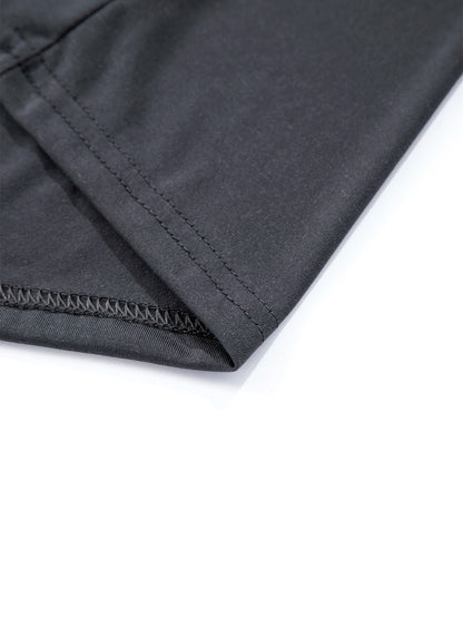 Spring Autumn Men‘s T-shirts Long Sleeve Casual Tops Solid Color High Quality Black T-Shirt Classic Men Clothing