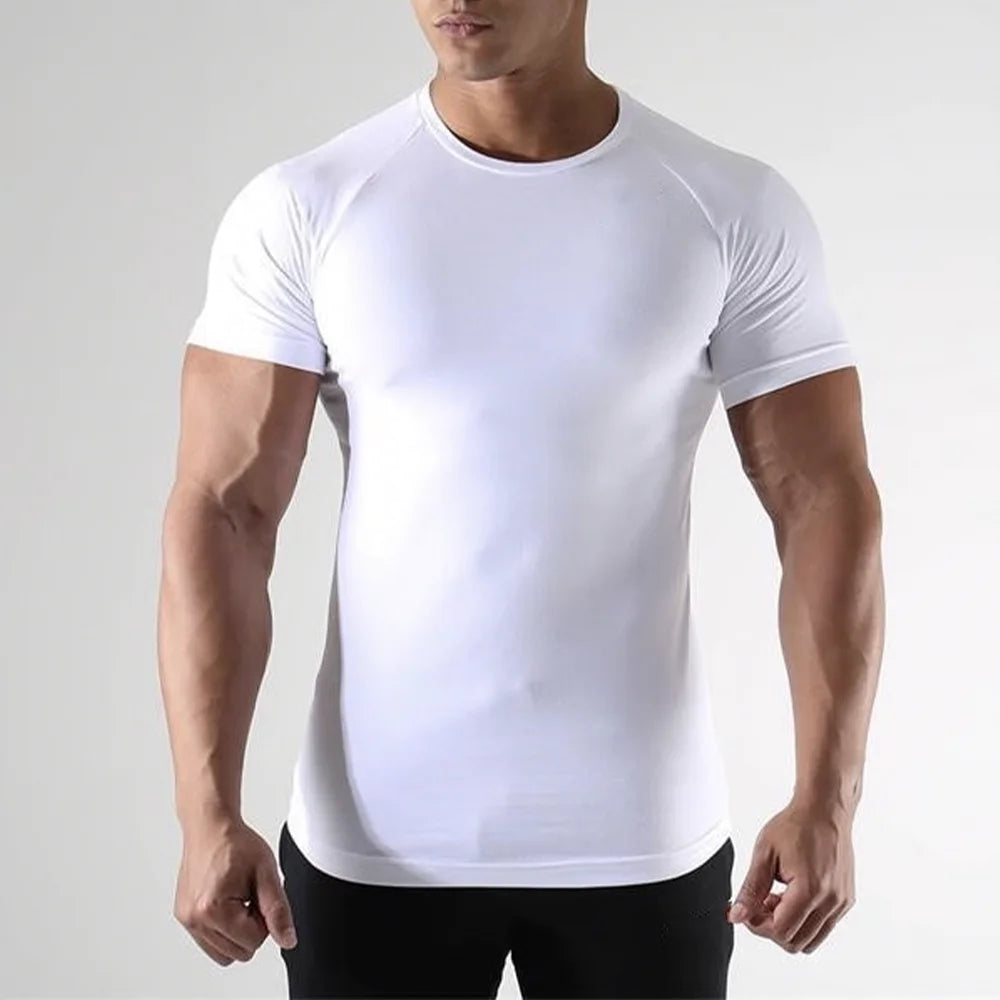 Men Compression Shirt - Quick Dry Sport T Shirt | Short Sleeve Fitness Tee