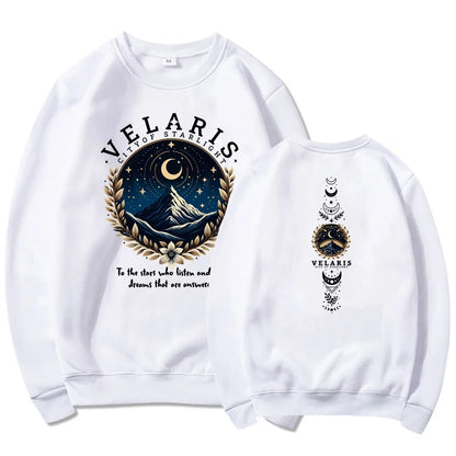 Velaris City of Starlight Sweatshirt ACOTAR Hoodie The Night Court Sweatshirt Women Graphic Hoodies Vintage SJM Merch Pullover
