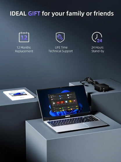 ACEMAGIC Ultra Thin Laptop - Intel N97 Portable Office Laptop with 16GB DDR4 RAM & 512GB SSD