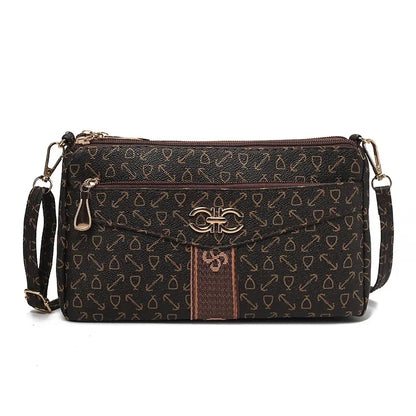 Ladies Crossbody Bag – Large Capacity Vintage Shoulder Bag with Coin Pocket