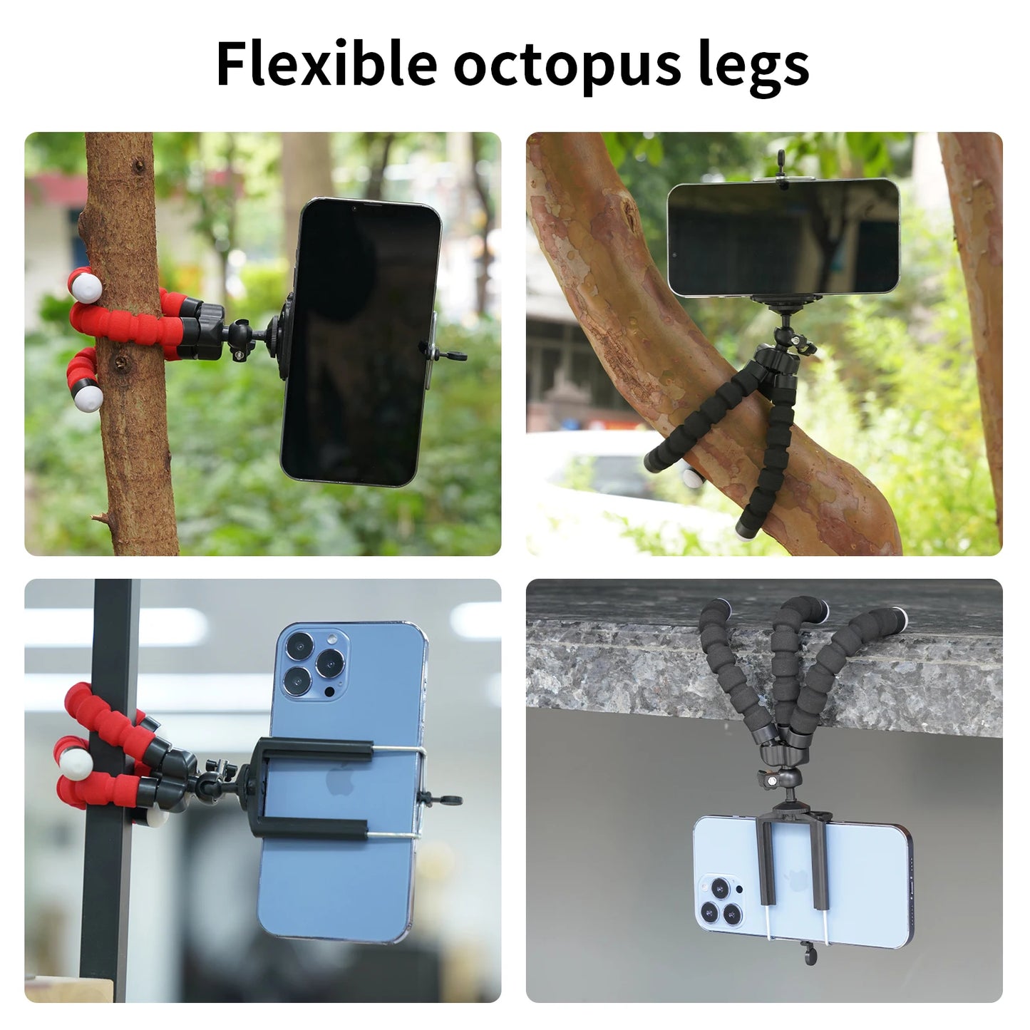 Tripod For Phone Flexible Sponge Octopus Mini Tripod For IPhone Mini Camera Tripod Phone Holder Clip Stand