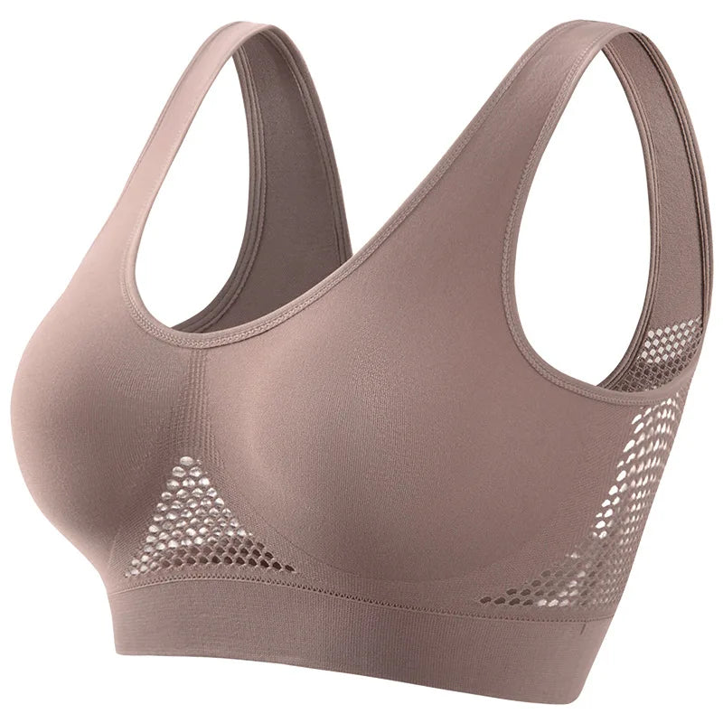Push-Up Bras Seamless Bra Wire Free Breathable Brassiere - Comfortable Sports Bralette S-5XL