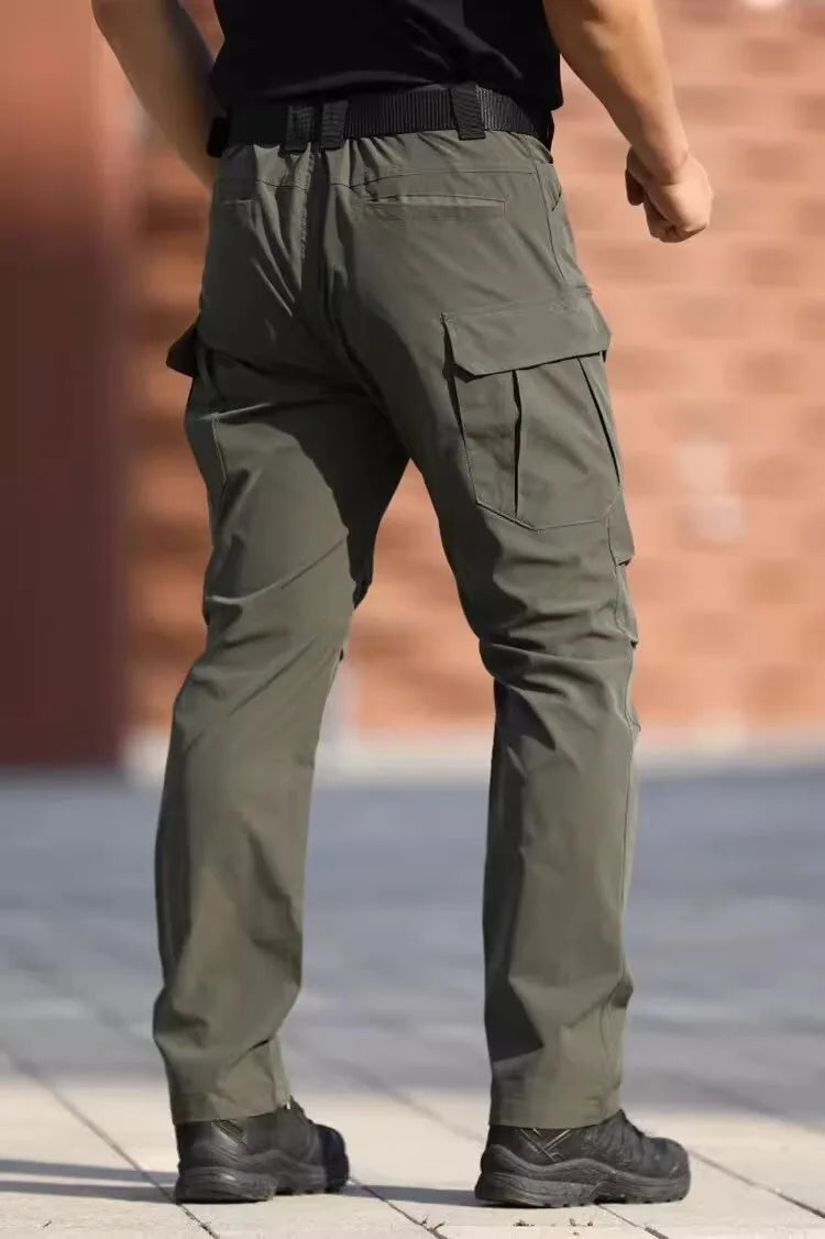 Men's Tactical Cargo Pants, Slightly Stretch Fabric, Soft and Breathable, Multi-Pocket, Suitable for Casual Outings