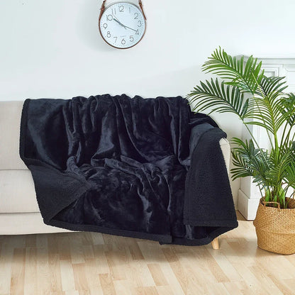 Waterproof King Size Blanket - Cozy Thickened Shaggy Stain Resistant