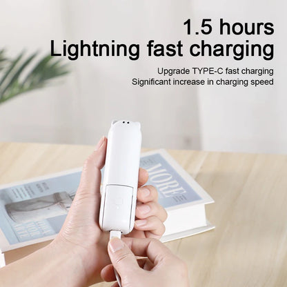 Foldable Small Fan Portable and high-power Hand Held Portable Mini Fan Rechargeable Hand USB Charge Fan