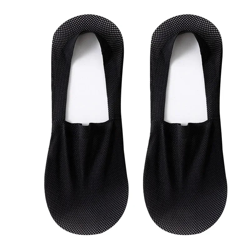 High Quality Summer Casual Socks Men Invisible Low Cut Sock Lot Breathable Silicone Non-slip Comfortable Soft Sokken