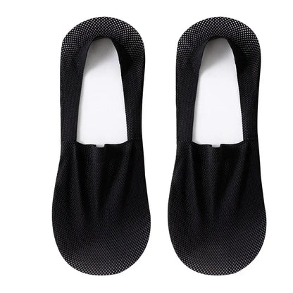 High Quality Summer Casual Socks Men Invisible Low Cut Sock Lot Breathable Silicone Non-slip Comfortable Soft Sokken