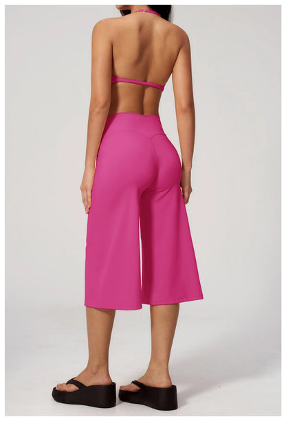 Summer Yoga Set 2 Pieces Women Tracksuit Workout Clothes Sports Outfits High Waist Shorts Fitness Sports Suit Female Gym Clothes