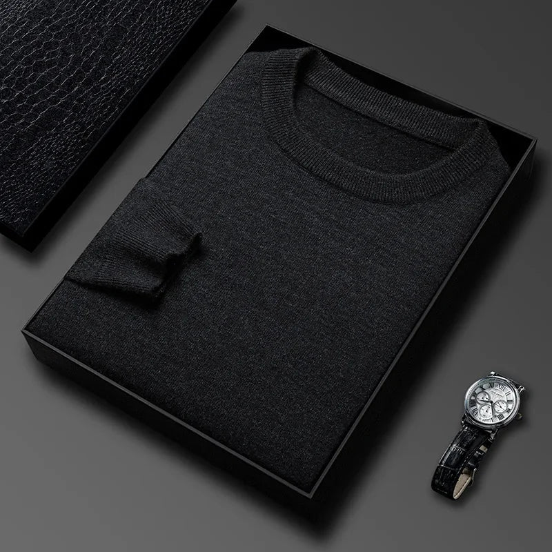 Men's Casual Sweater - Knitted Pullover With Diamond Pattern | Autumn Winter Wear