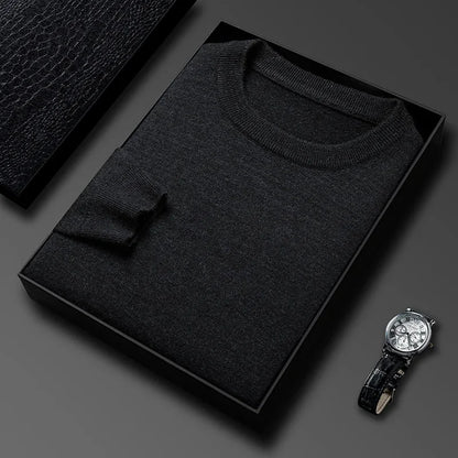 Men's Casual Sweater - Knitted Pullover With Diamond Pattern | Autumn Winter Wear