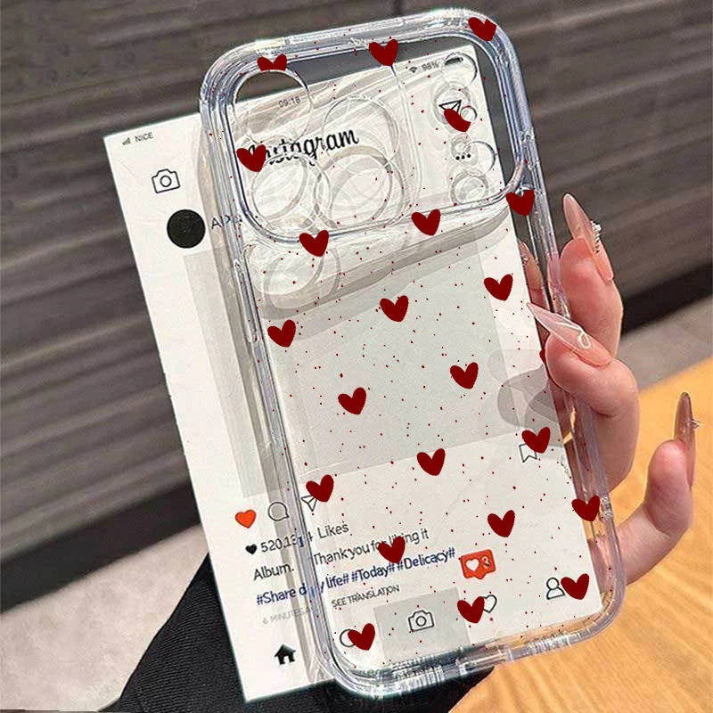Flower Love Heart Case For Samsung Galaxy A57 A17 A07 A06 A56 A16 A36 A55 5G A15 A54 A14 A34 A32 A33 S26 S25 Ultra Plus Cover