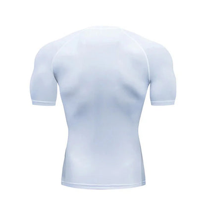 Men's Compression Shirt - Breathable Bodybuilding Tee | Quick Dry Workout Top