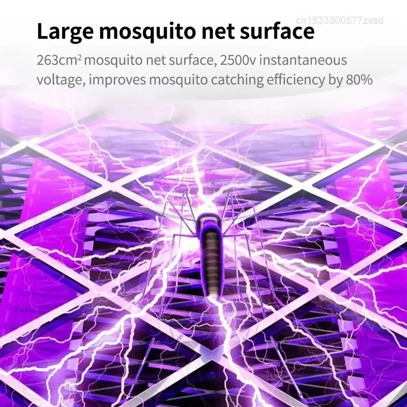 New Qualitell V3 Folding Electric Mosquito Killer Portable Charging Purple Light Home Outdoors Mosquito Repellent Lamp