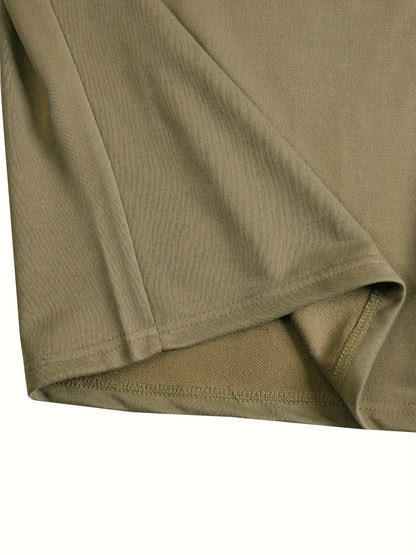 Men's Loose Street Style 7/8 Length Shorts Summer Casual Sports Elastic Waistband Pleated Hem Strong Draped Look