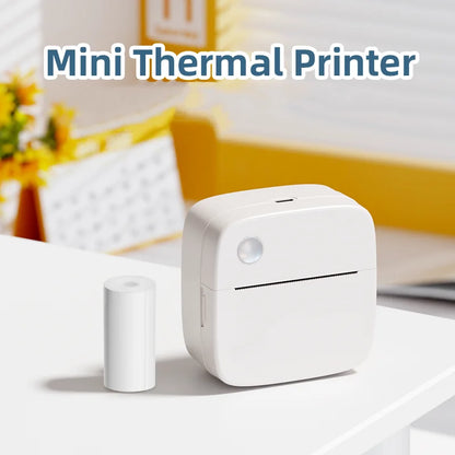 X6 Mini Printer Sticker Paper Error Printing Machine HD Photo Printer Label Maker for Journal Notes Memo Kids Toys Birthday Gift