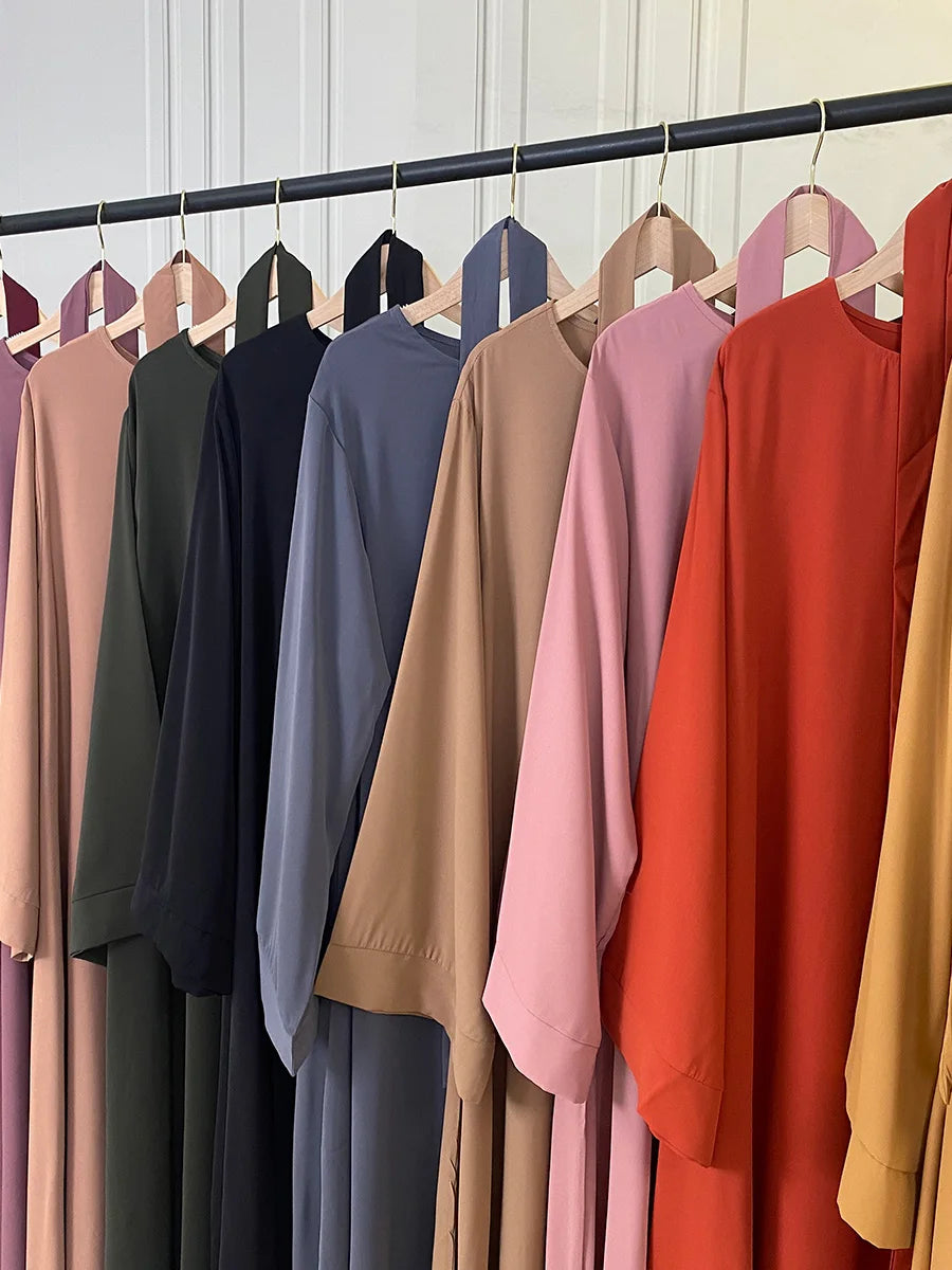 Modest Abaya Dress Ramadan Kaftan For Women | Elegant Muslim Maxi Robe