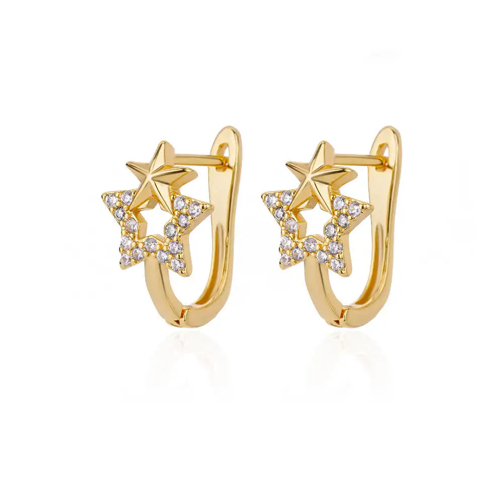 Vintage Starfish Stud Earrings – Stainless Steel Ocean Studs