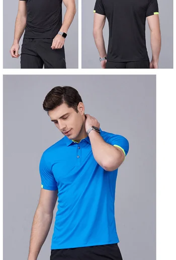 Men's Quick-Dry Polo Shirt – Breathable Golf & Sports Jersey (8 Colors)