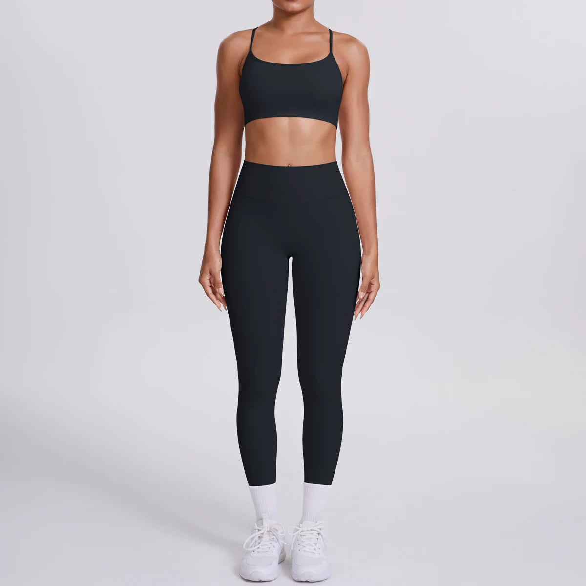 Women's Yoga Suit – Seamless Sports Bra & High Waist Leggings | Breathable Quick Dry Activewear