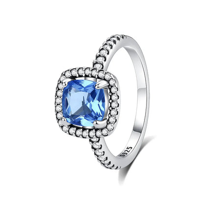 Sterling Silver Rings - 925 Silver Jewelry With Cubic Zirconia & Pave Setting