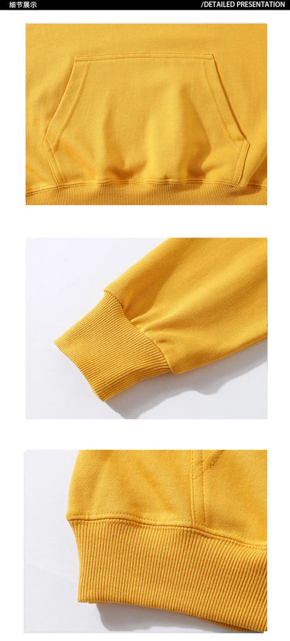 Cotton Men's and Women's Hooded Hoodie Pullover Custom Spring and Autumn Casual Hoodie Printed Logo Embroidery Design