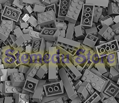 Building Blocks Bulk - Small Building Blocks Color Sorted Bricks Toy Kit Compatible Lego