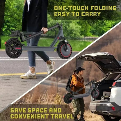 AOVOPRO TMAX 10inch Electric Scooter 500W 22MPH Adult APP Smart Scooter Shock-absorbing Anti-skid Folding Electric Scooter
