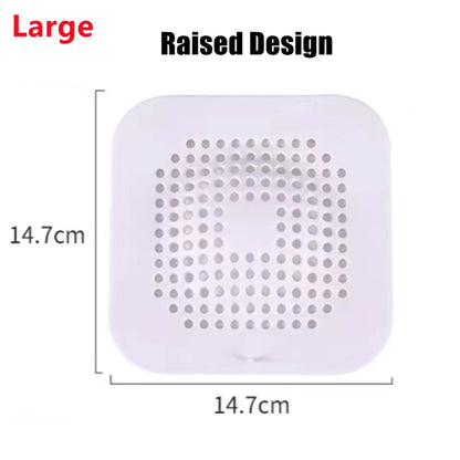 Silicone Sink & Drain Strainer – Hair & Food Catcher for Kitchen & Bath
