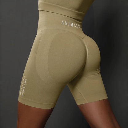 2025 ANIMALU Women Seamless Shorts for Women Push Up Booty Workout Leggings Fitness Sports Short Gym Clothing Yoga Shorts