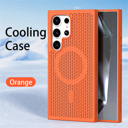 Magnetic For Magsafe Heat Dissipation Phone Case For Samsung S26 S25 S24 S23 Ultra S22 Plus FE Luxury Shockproof Protector Cover