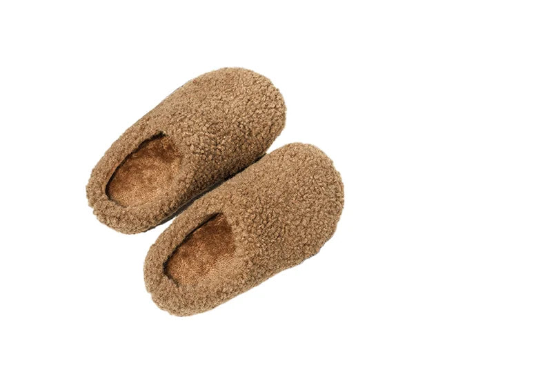 Kids Winter Slippers – Soft Sole Fluffy Cotton House Shoes for Boys & Girls