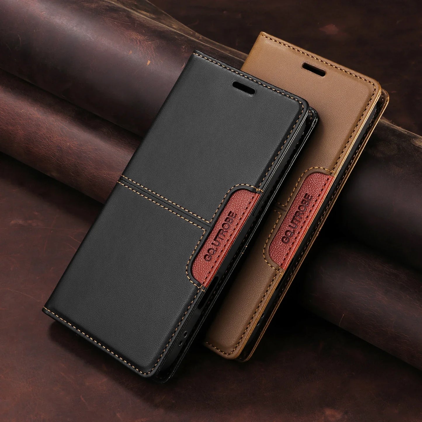 Flip Leather Case for Samsung Galaxy S26 S25 S24 S23 FE S22 S21 S20 Plus Note20 Ultra A17 A37 A16 A36 A56 A26 Wallet Phone Cover