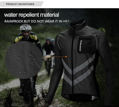 WOSAWE Cycling Jackets Summer Bicycle Jackets Windbreaker Lightweight MTB Sports Windbreaker Outdoor Sunscreen Riding Equipment