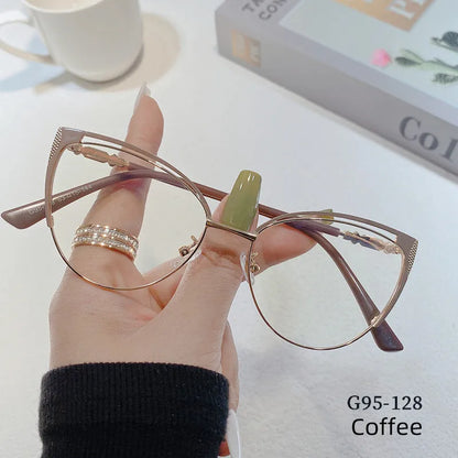 Photochromic Reading Glasses – Retro Cat Eye Frames With Blue Light Protection