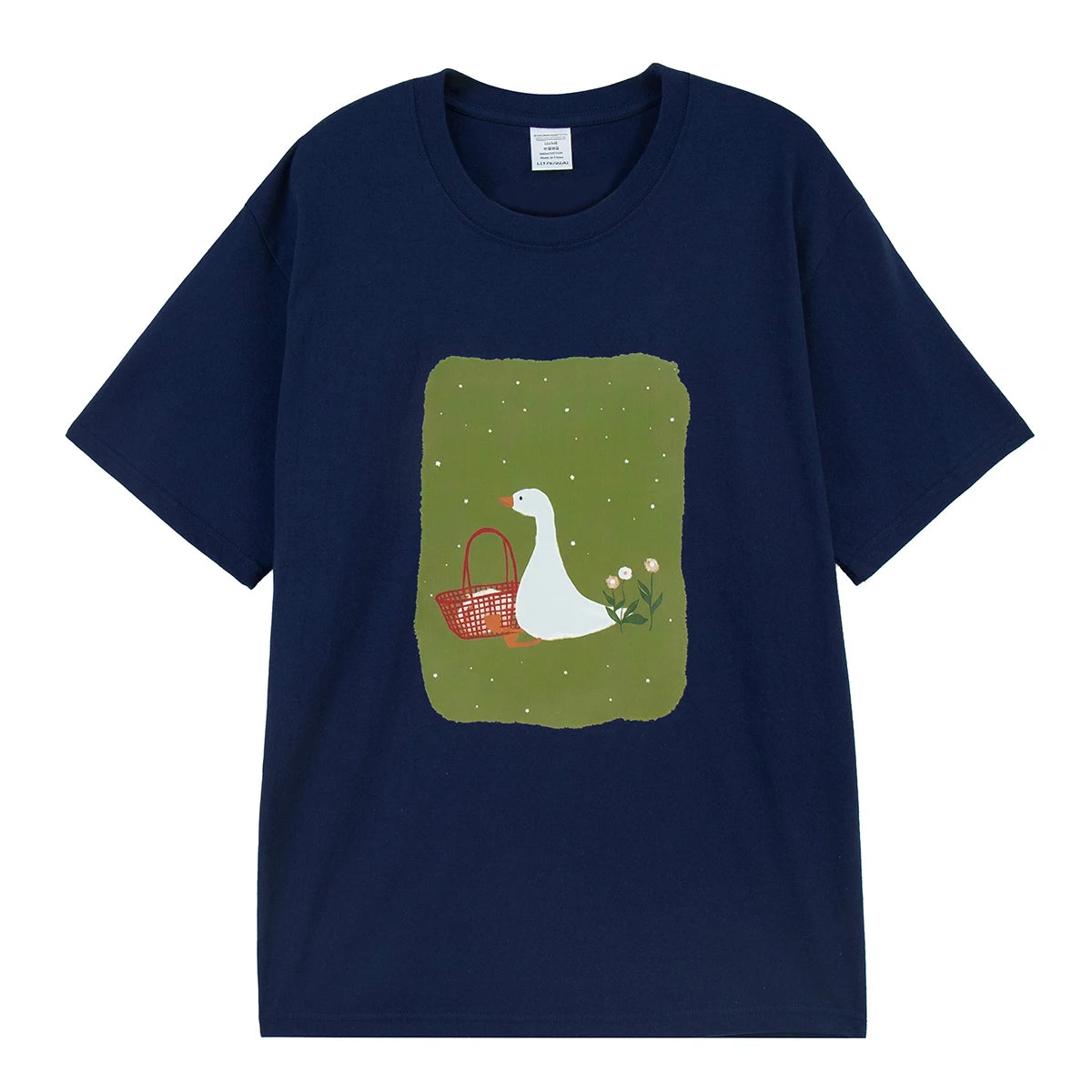 Women's Printed Cotton T-Shirt – Vintage Hip-Hop Loose Top