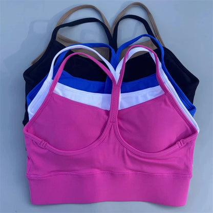 Women Fitness Sports Bra – Y-Line Straps High Strength Breathable Gym Top
