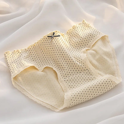 5Pcs M-4XL Cotton Panties Women Underpants Sexy Lingerie for Female Mid Waist Briefs Girls Underwear Plus Size Breathable Pantys