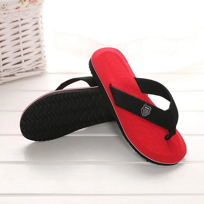 Flip-Flops For Men 2024 Summer Anti-Skid Breathable Home Outdoor Comfortable Slippers Daily Casual Men Flip-Flops Beach Slippers