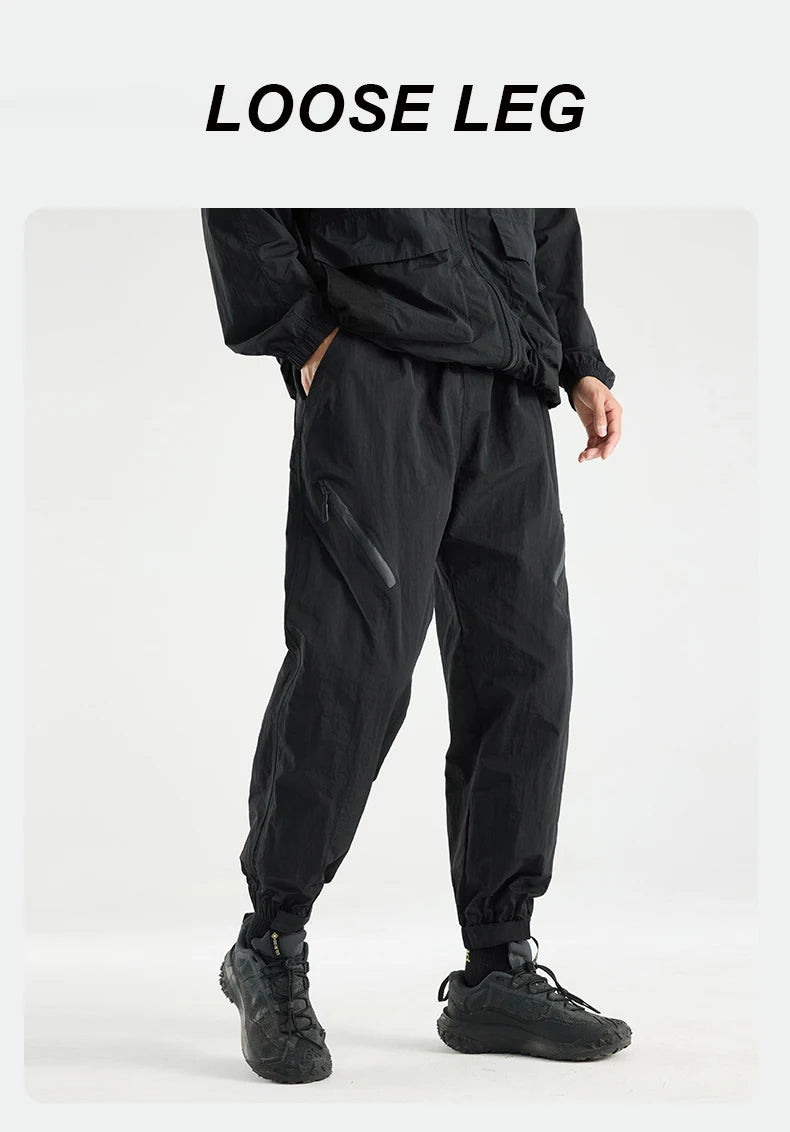 CHRLCK Men's Water-repellenHiking Pants Quick Drying Fashion Cargo Pants Breathable Trousers Fishing Camping Outdoor Sport Pants