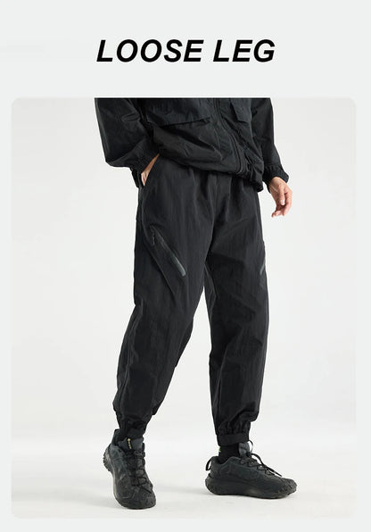 CHRLCK Men's Water-repellenHiking Pants Quick Drying Fashion Cargo Pants Breathable Trousers Fishing Camping Outdoor Sport Pants