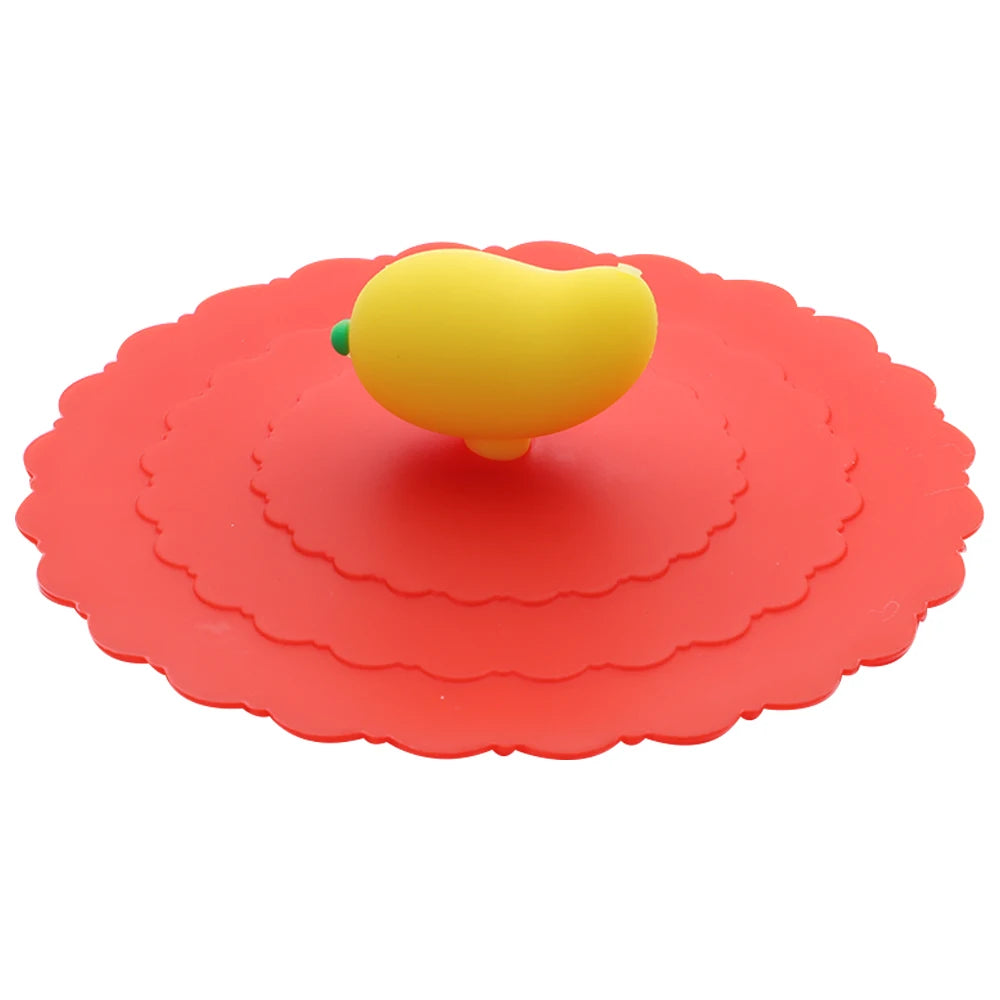 Silicone Cup Lids – Cute 10cm Leakproof Heat-Resistant Mug Covers