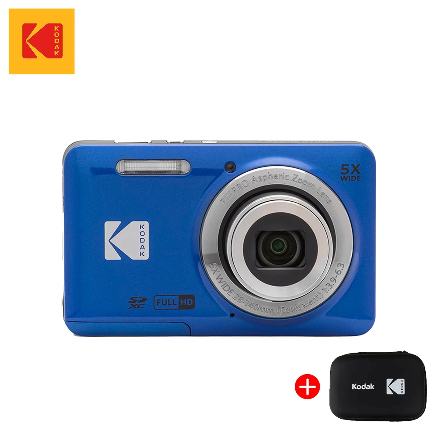 Kodak Digital Camera - 16MP Compact Camera with 5X Optical Zoom & 28mm Wide Angle Lens